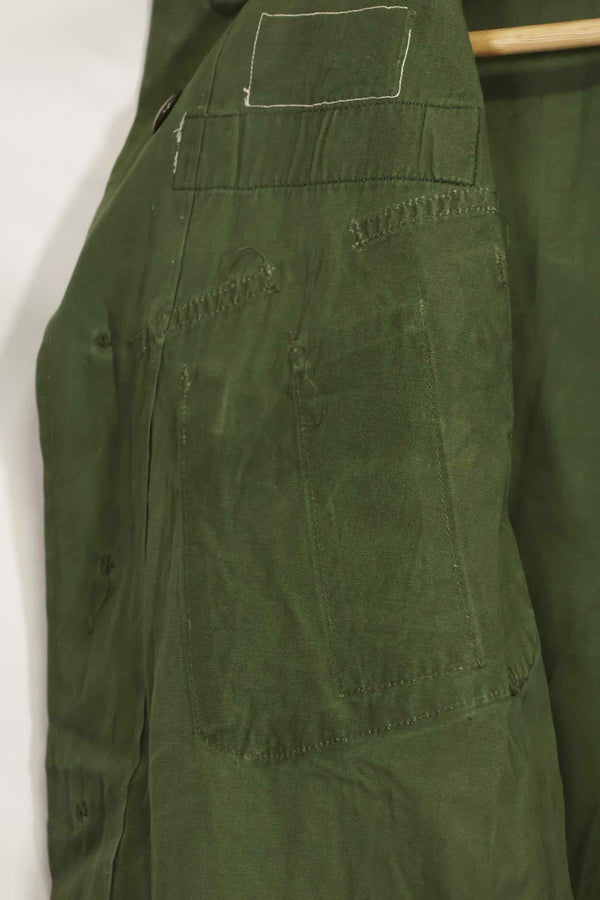 1963年契約 1st Model ジャングルファティーグ ジャケット ラベルなし パッチ後付け 中古品