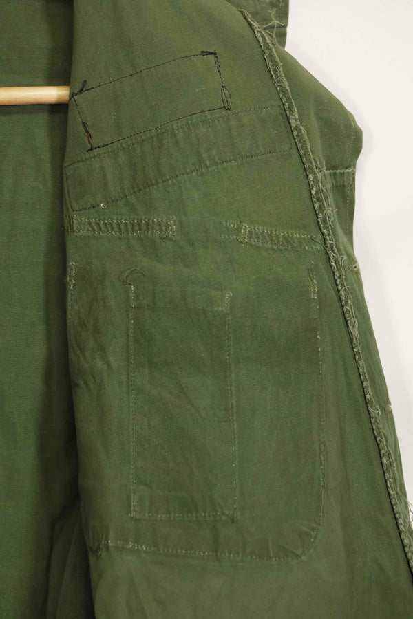 1963年契約 1st Model ジャングルファティーグ ジャケット ラベルなし パッチ後付け 中古品