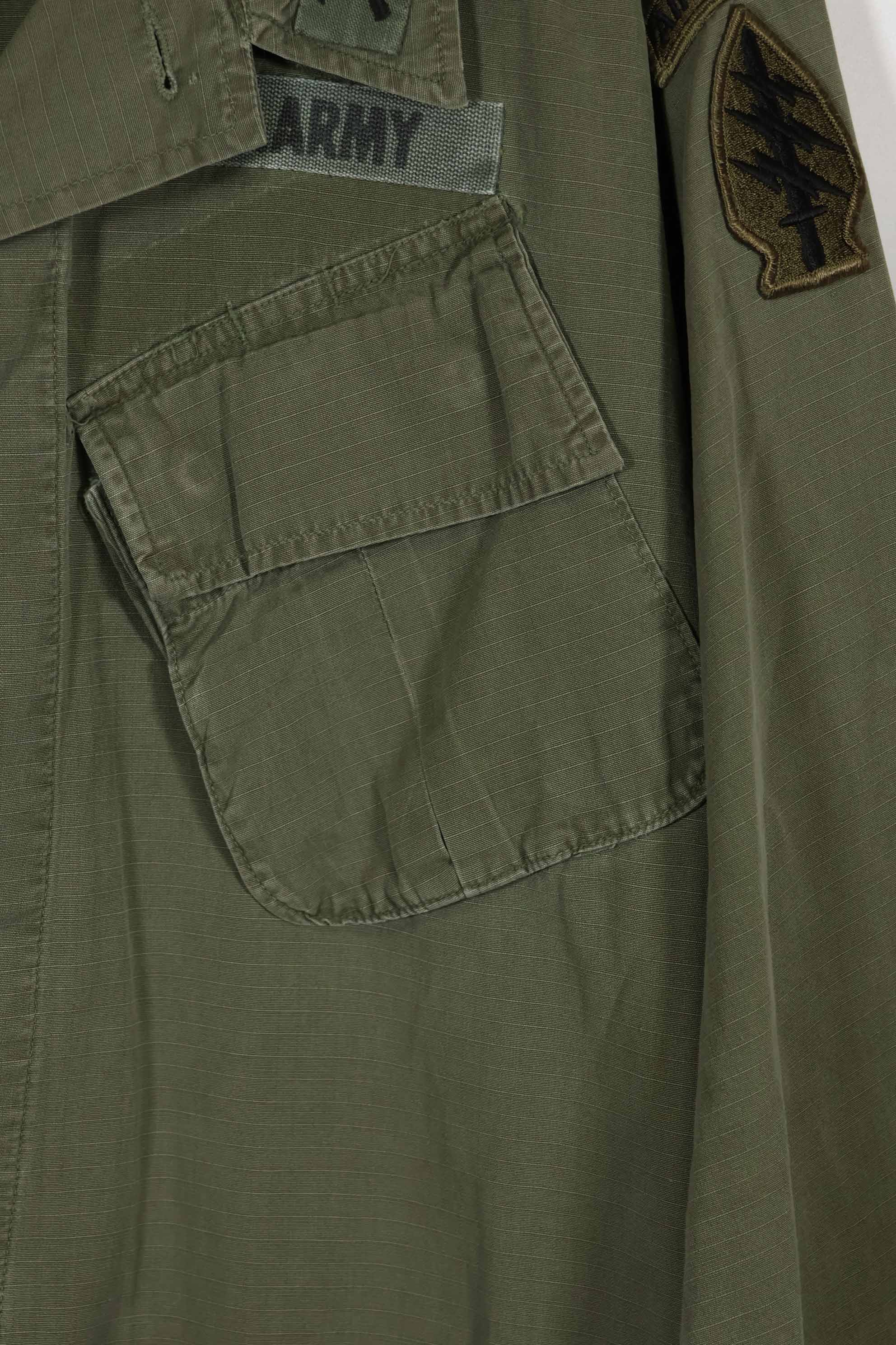 1969年製 4th Model ジャングルファティーグ ジャケット 元SF隊員 M-R 中古品