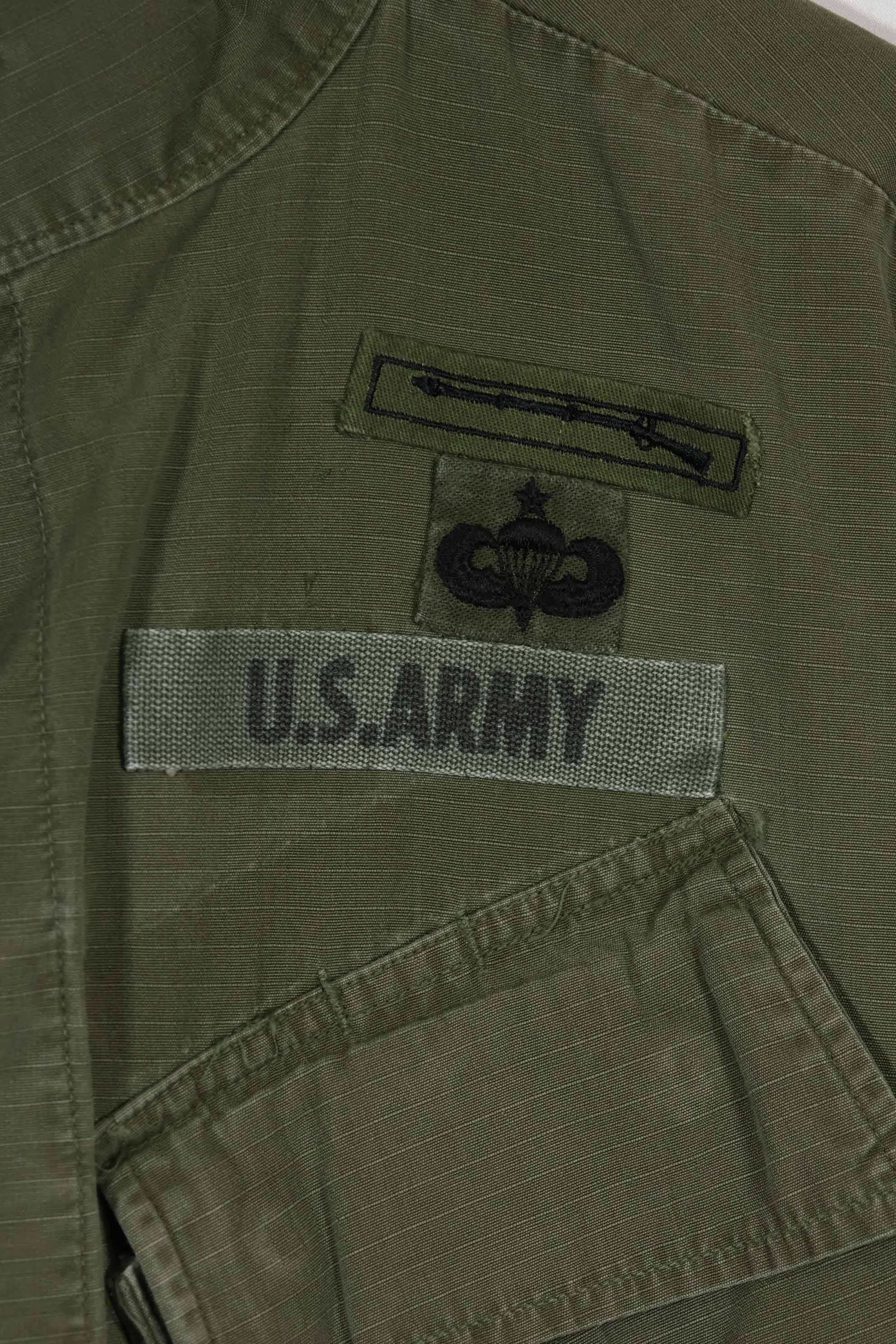 1969年製 4th Model ジャングルファティーグ ジャケット 元SF隊員 M-R 中古品