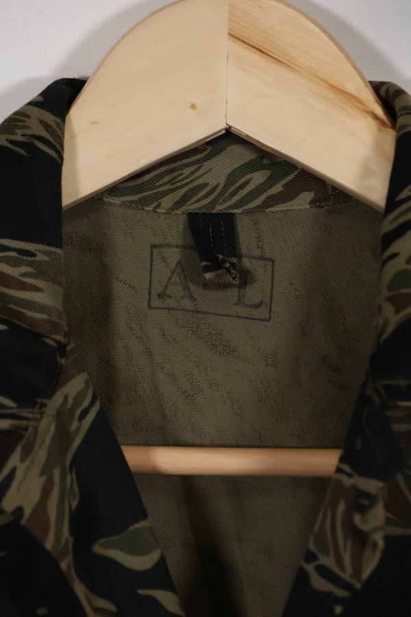 実物 シルバータイガーストライプ Asian Cut A-Lサイズ シャツ Used 状態良い