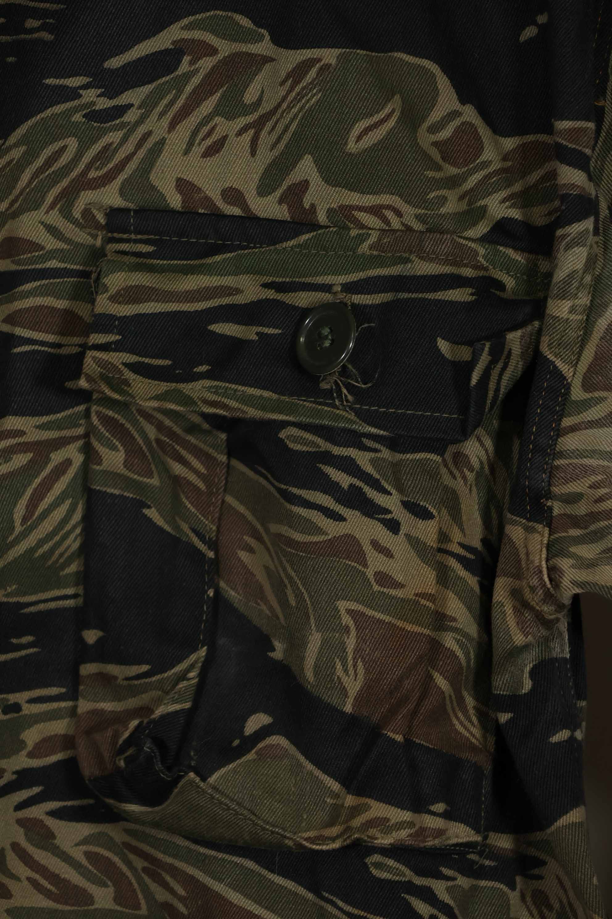 実物 シルバータイガーストライプ Asian Cut A-Lサイズ シャツ Used 状態良い