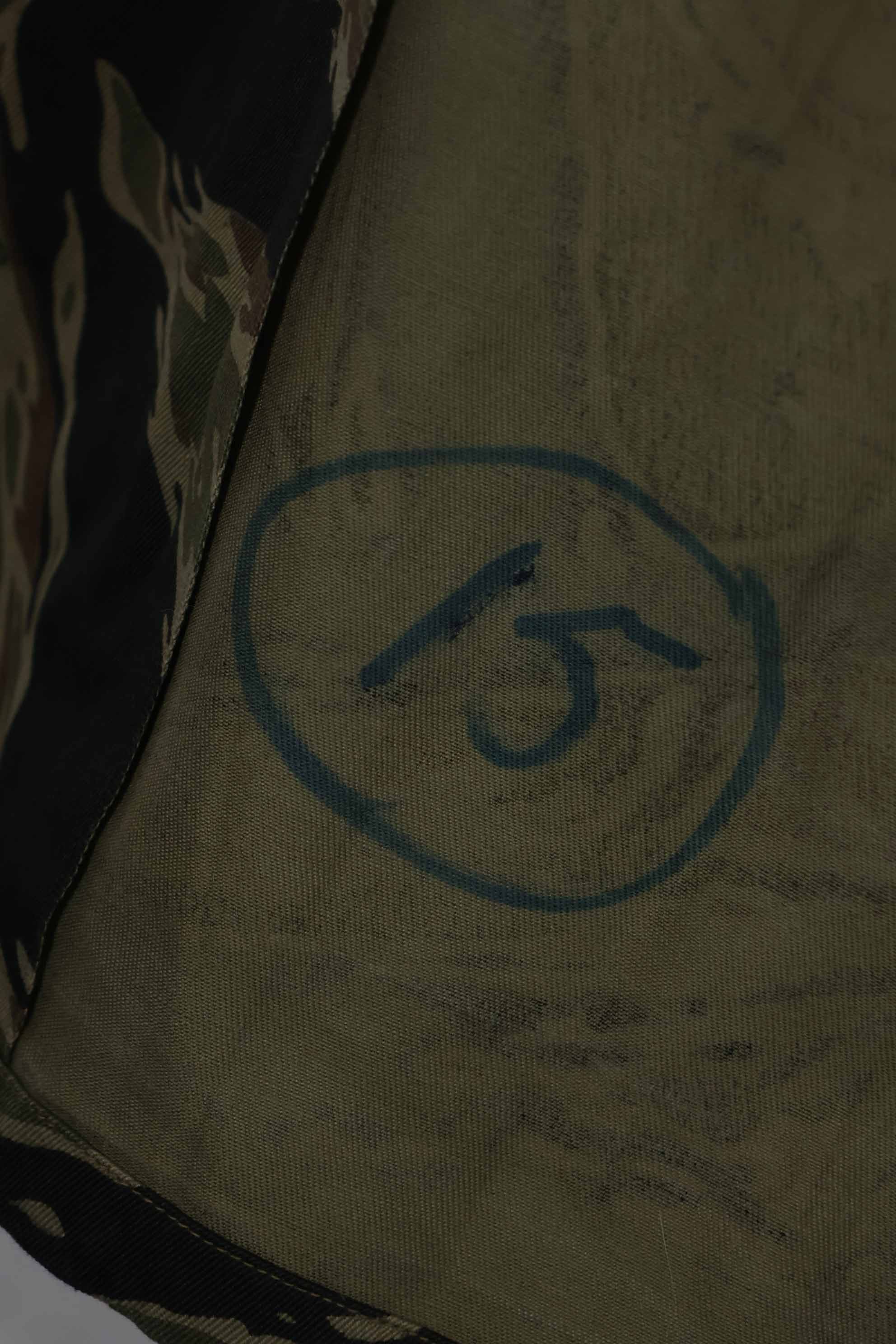 実物 シルバータイガーストライプ Asian Cut A-Lサイズ シャツ Used 状態良い