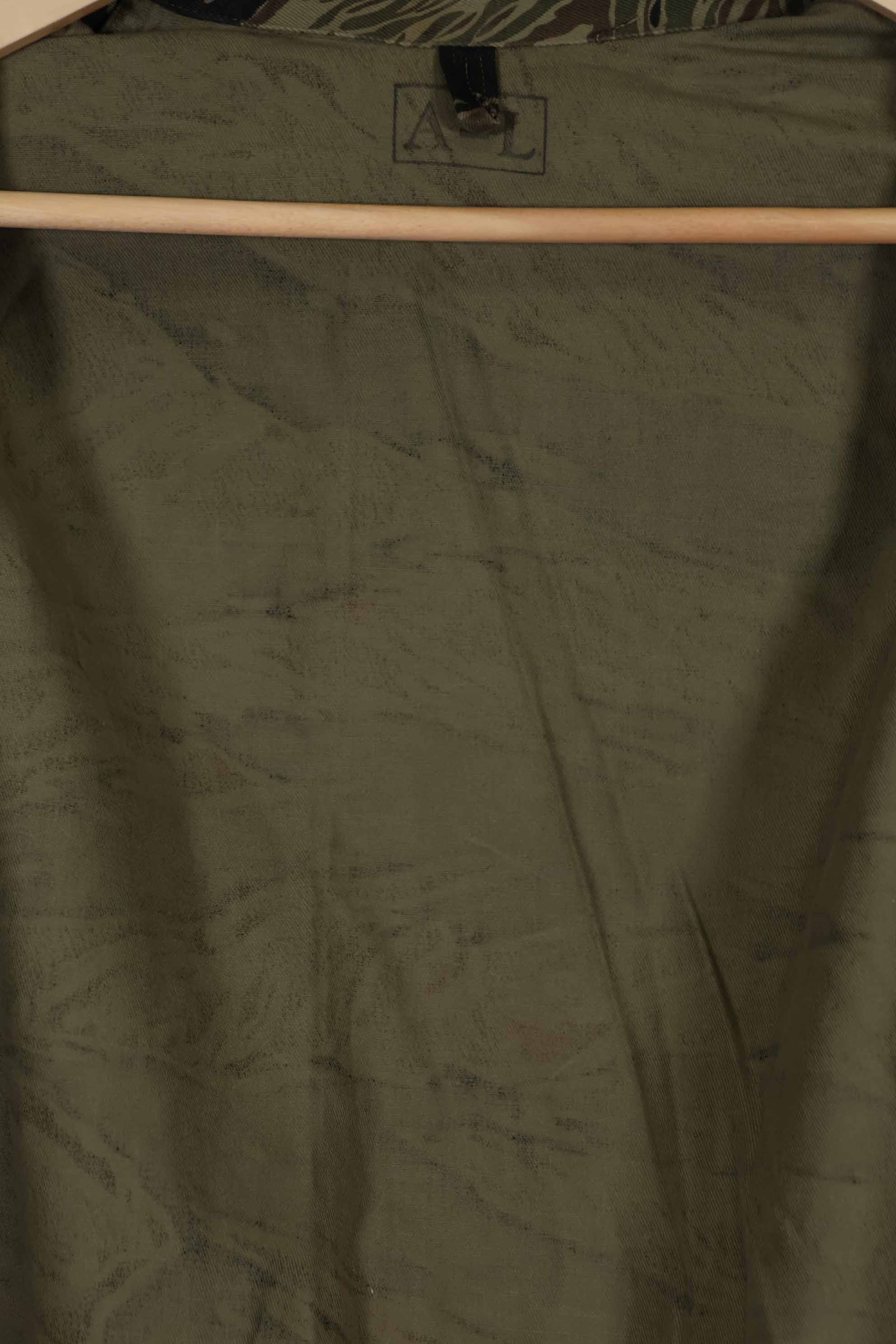 実物 シルバータイガーストライプ Asian Cut A-Lサイズ シャツ Used 状態良い