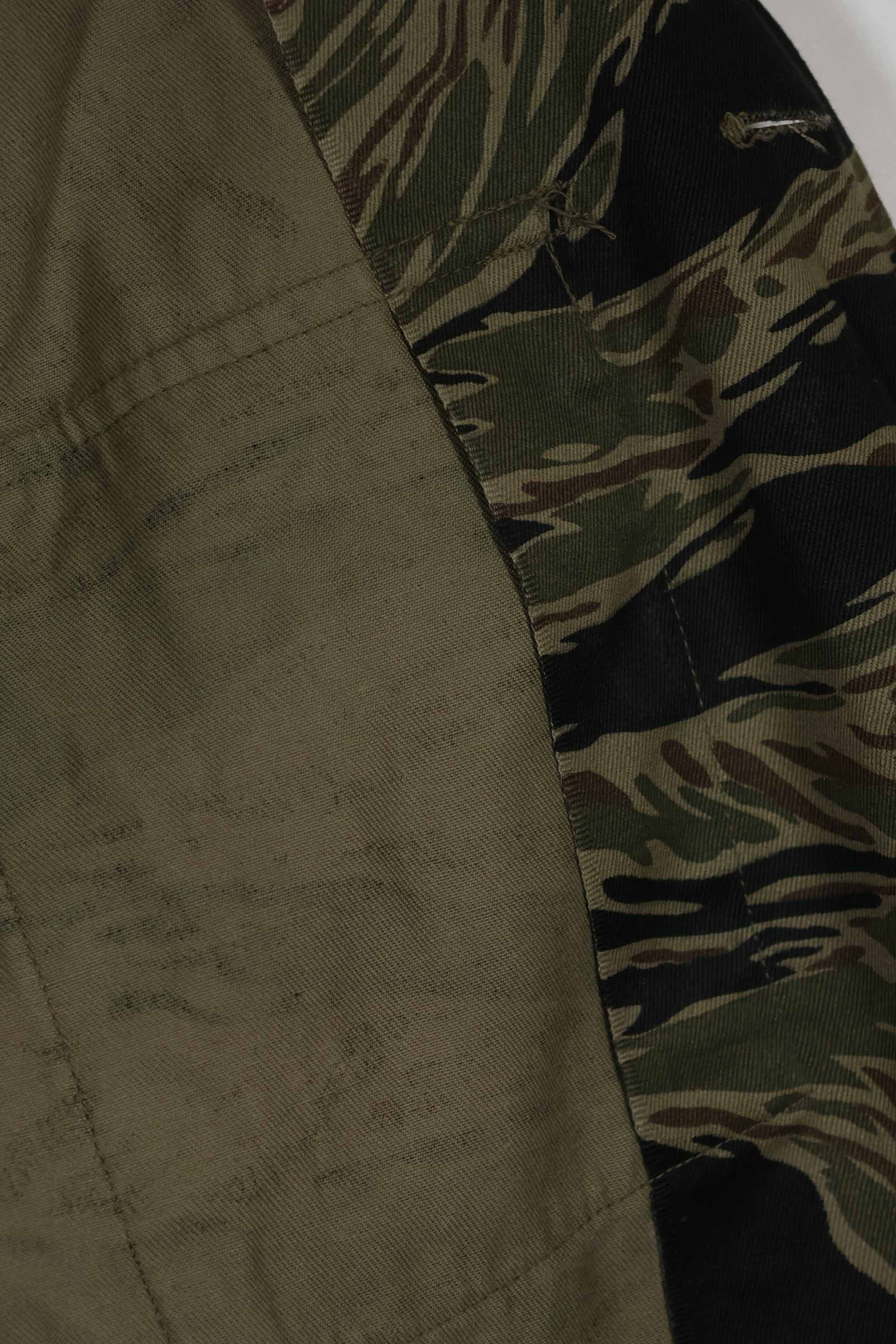 実物 シルバータイガーストライプ Asian Cut A-Lサイズ シャツ Used 状態良い