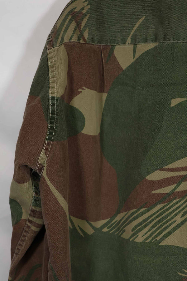 実物 ローデシア軍 ローデシア迷彩 シャツ ボタン欠損あり 中古品