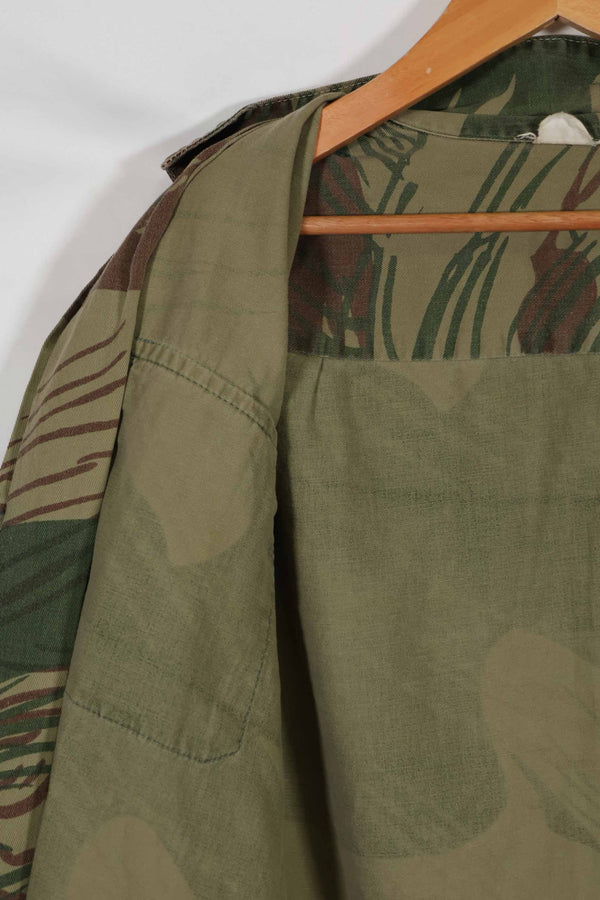 実物 ローデシア軍 ローデシア迷彩 シャツ ボタン欠損あり 中古品