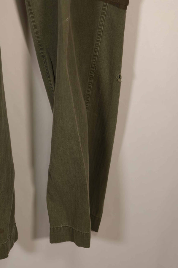 実物 1940年代〜50年代 アメリカ陸軍 HBTパンツ 改造ポケット 中古品