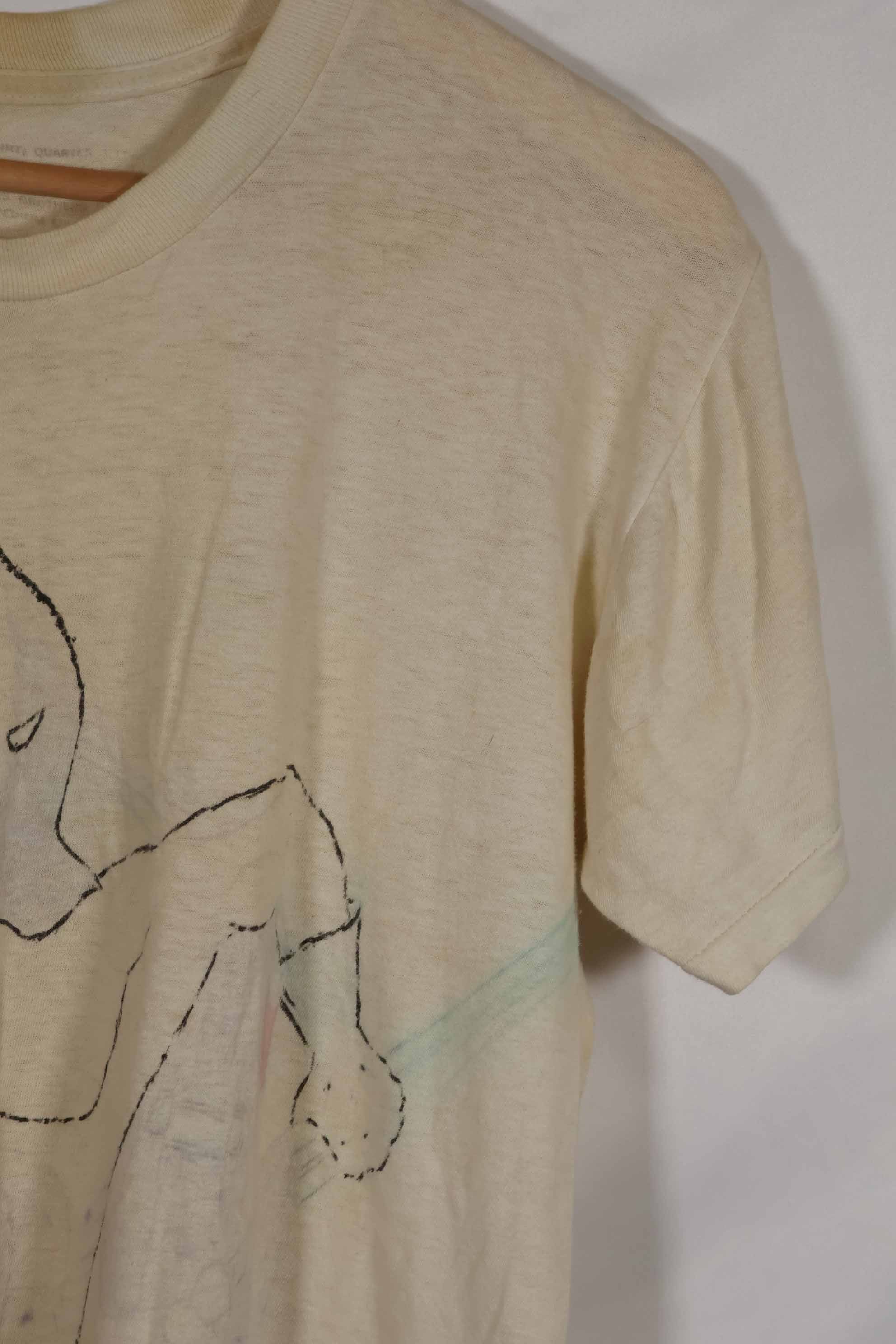 実物 ベトナム戦争 アメリカ軍Tシャツ ハンドライティング 中古品