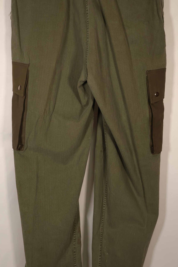 実物 1940年代〜50年代 アメリカ陸軍 HBTパンツ 改造ポケット 中古品