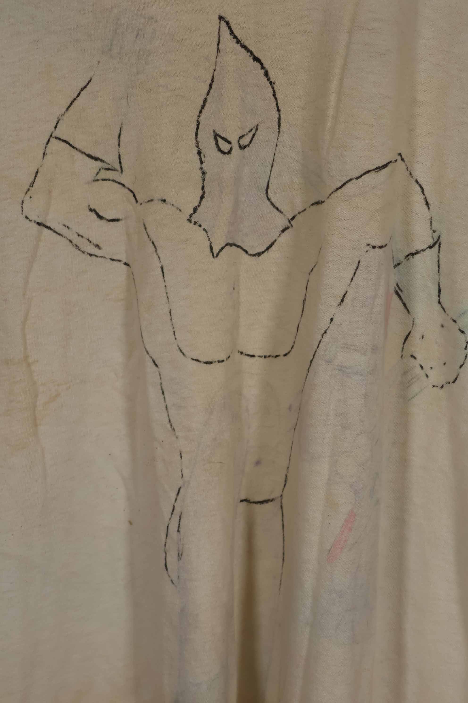 実物 ベトナム戦争 アメリカ軍Tシャツ ハンドライティング 中古品