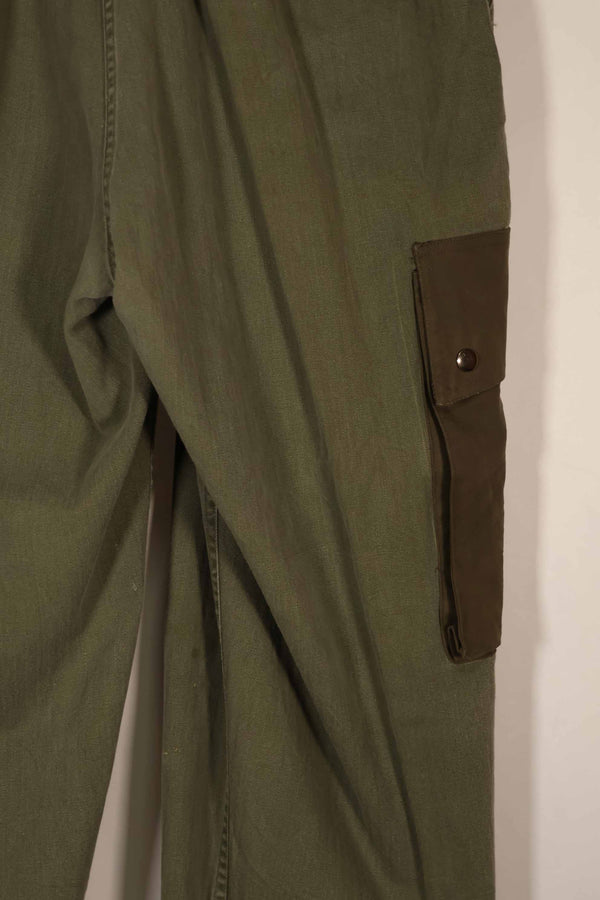 実物 1940年代〜50年代 アメリカ陸軍 HBTパンツ 改造ポケット 中古品