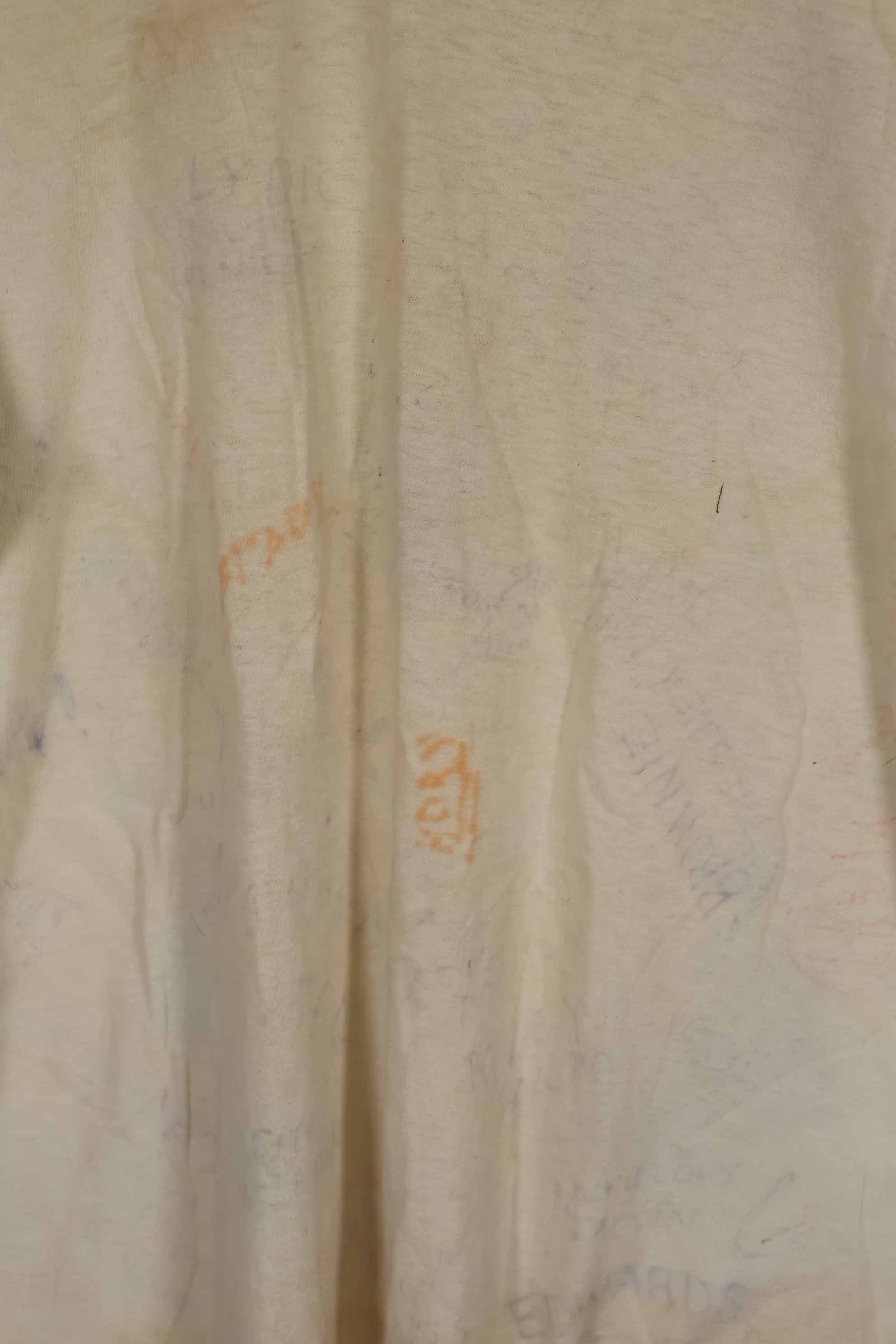 実物 ベトナム戦争 アメリカ軍Tシャツ ハンドライティング 中古品