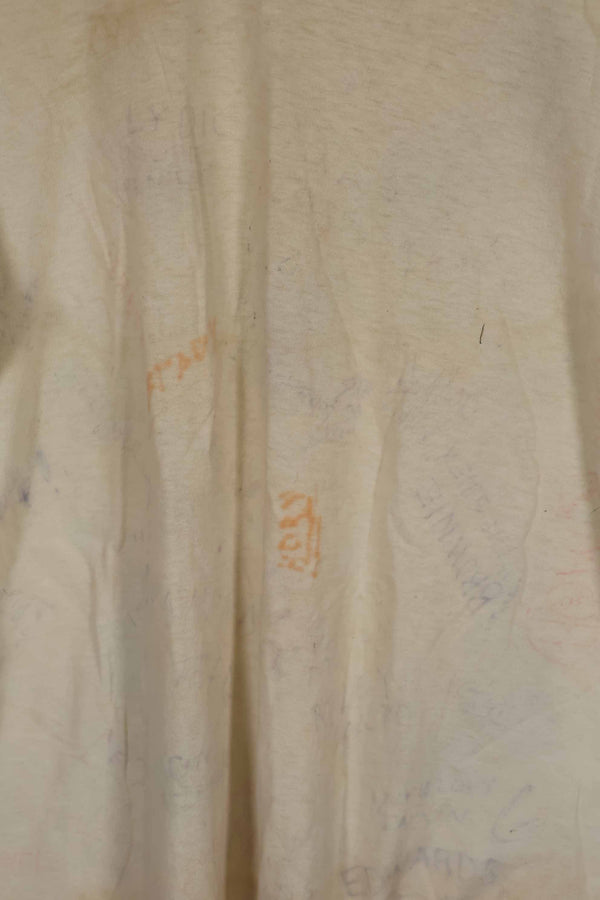 実物 ベトナム戦争 アメリカ軍Tシャツ ハンドライティング 中古品