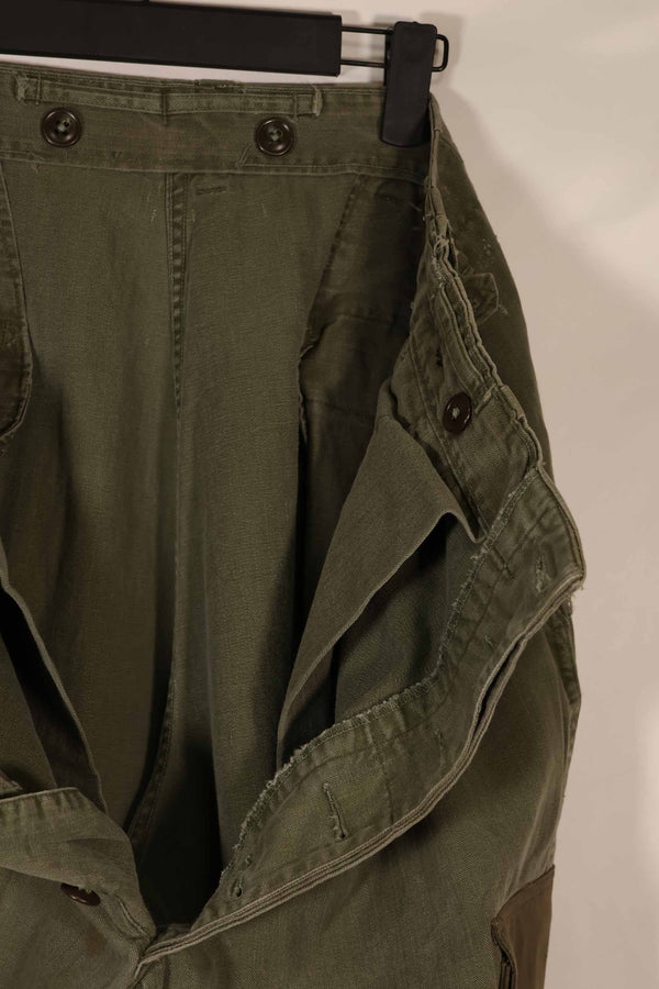 実物 1940年代〜50年代 アメリカ陸軍 HBTパンツ 改造ポケット 中古品