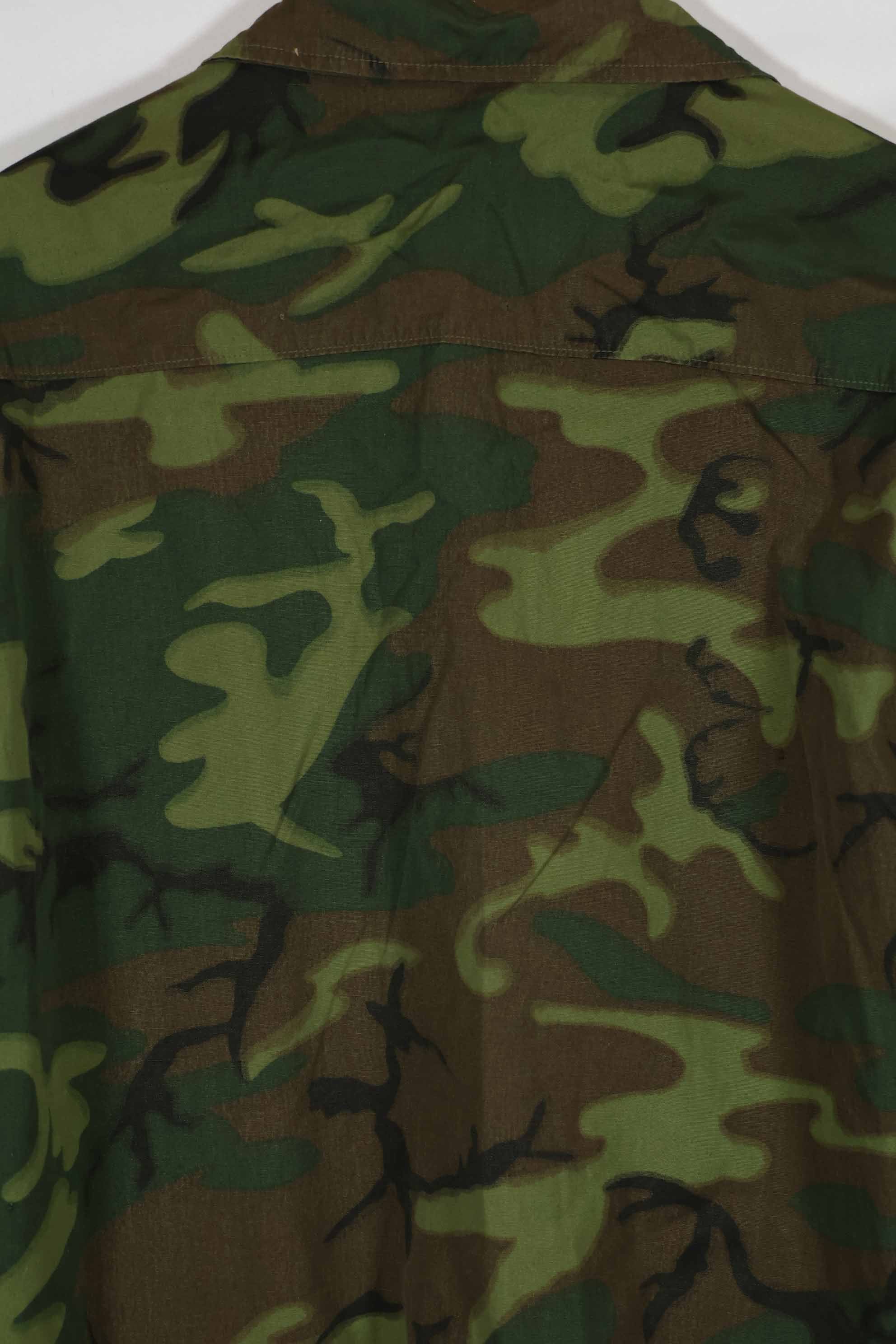 1968年製 ポップリン製 ノンリップ ERDL ジャングルファティーグ ジャケット M-R 状態良い