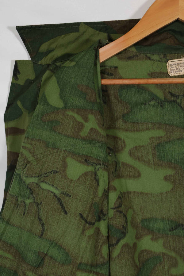 1968年製 ポップリン製 ノンリップ ERDL ジャングルファティーグ ジャケット M-R 状態良い