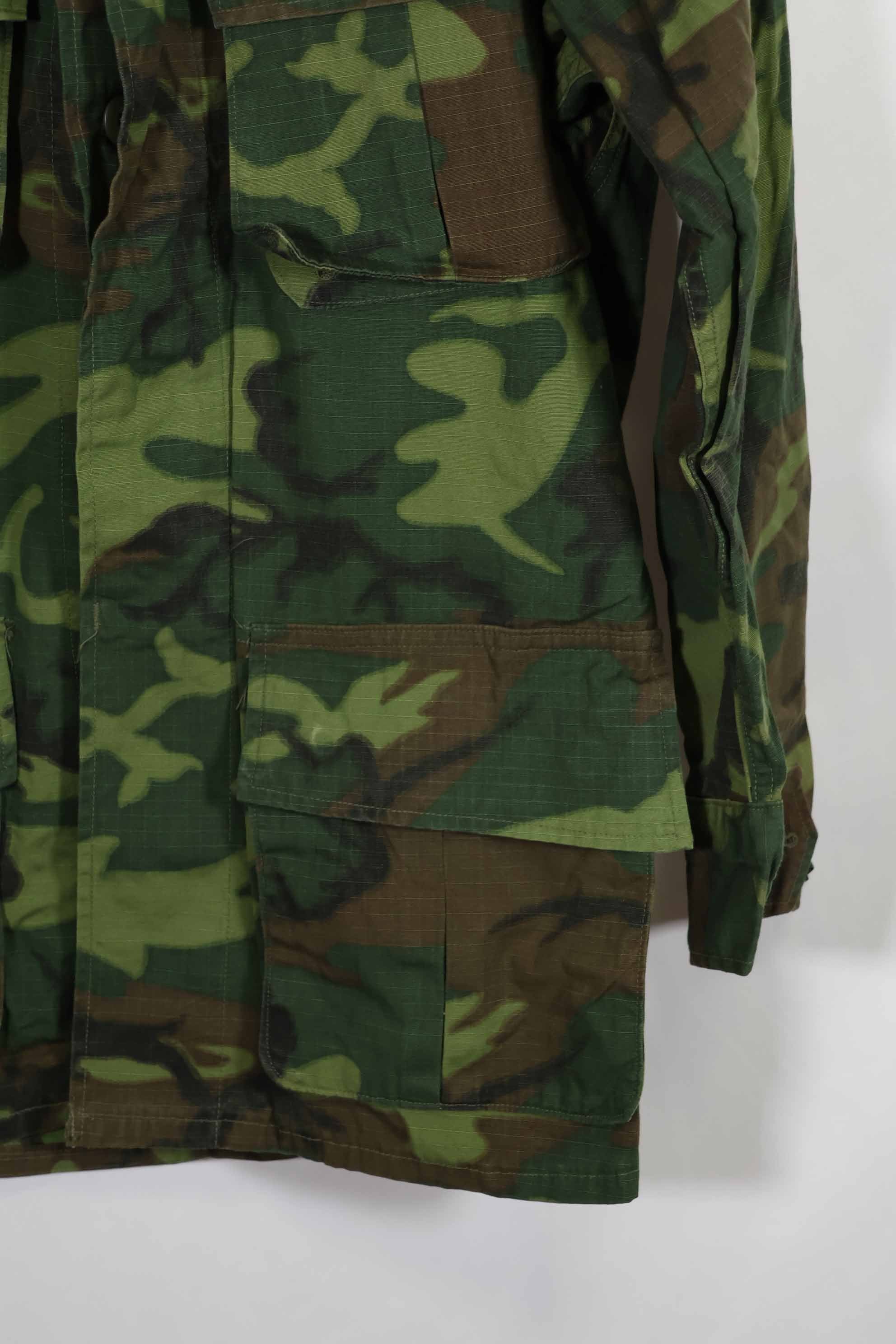 1969年製 リップストップ生地 ERDL ジャングルファティーグ ジャケット S-S ほぼ未使用