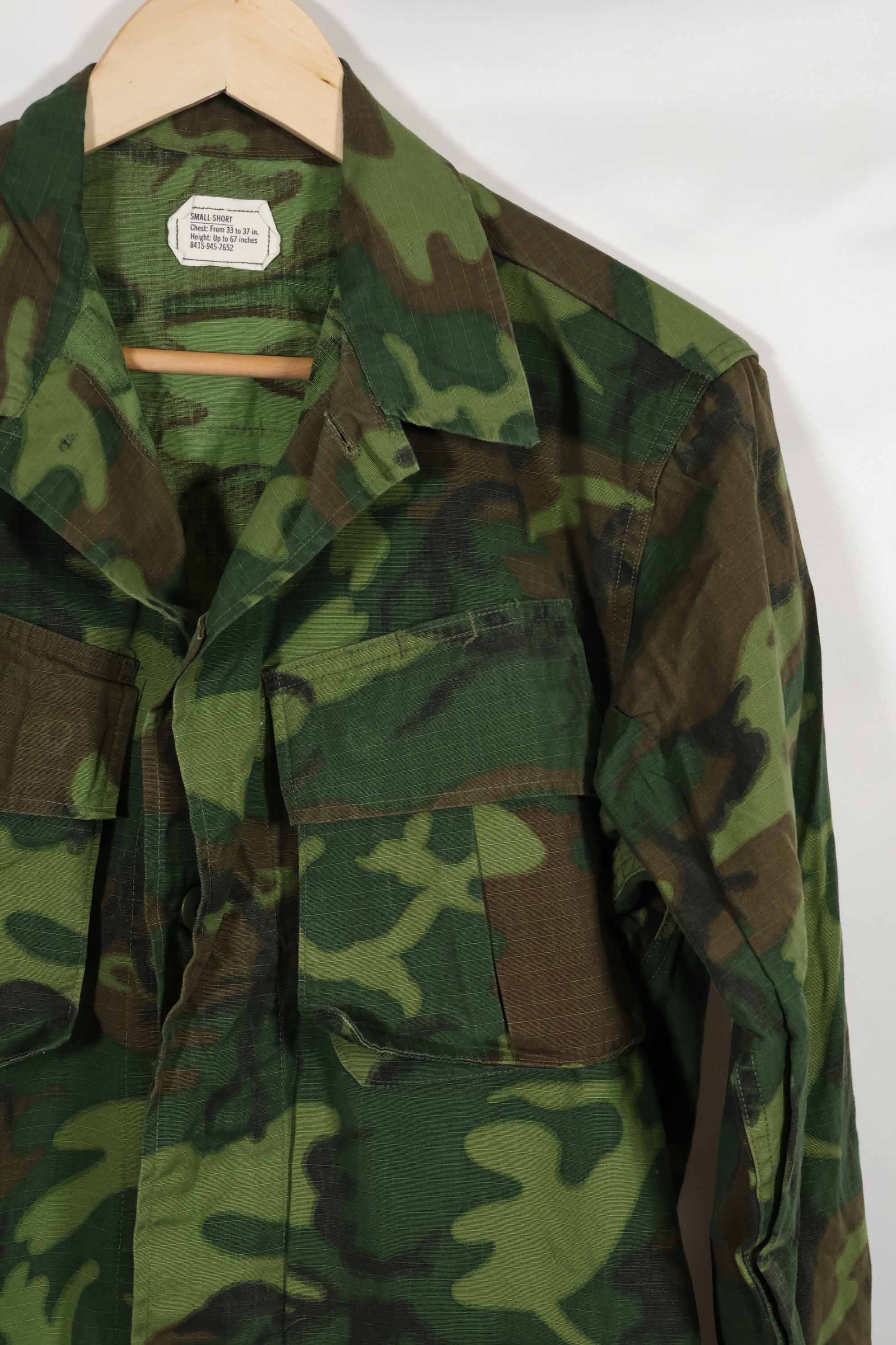 1969年製 リップストップ生地 ERDL ジャングルファティーグ ジャケット S-S ほぼ未使用