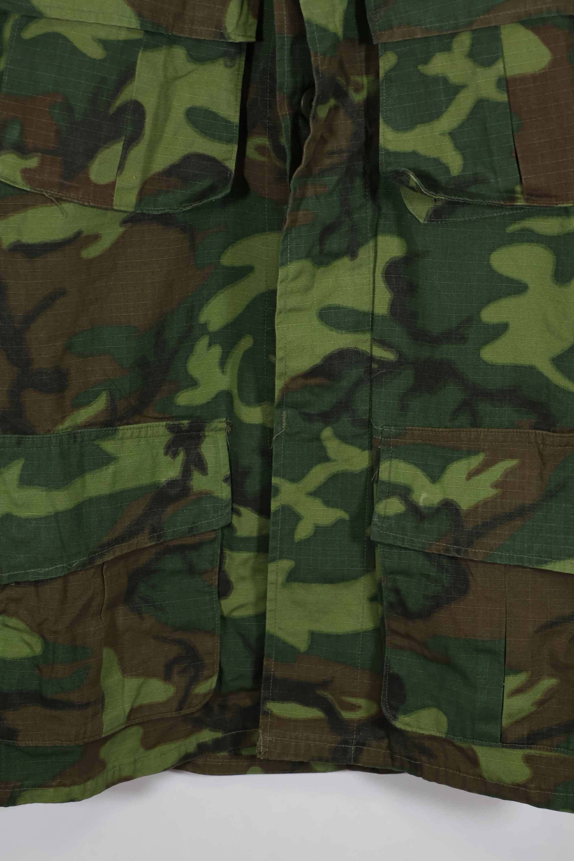 1969年製 リップストップ生地 ERDL ジャングルファティーグ ジャケット S-S ほぼ未使用