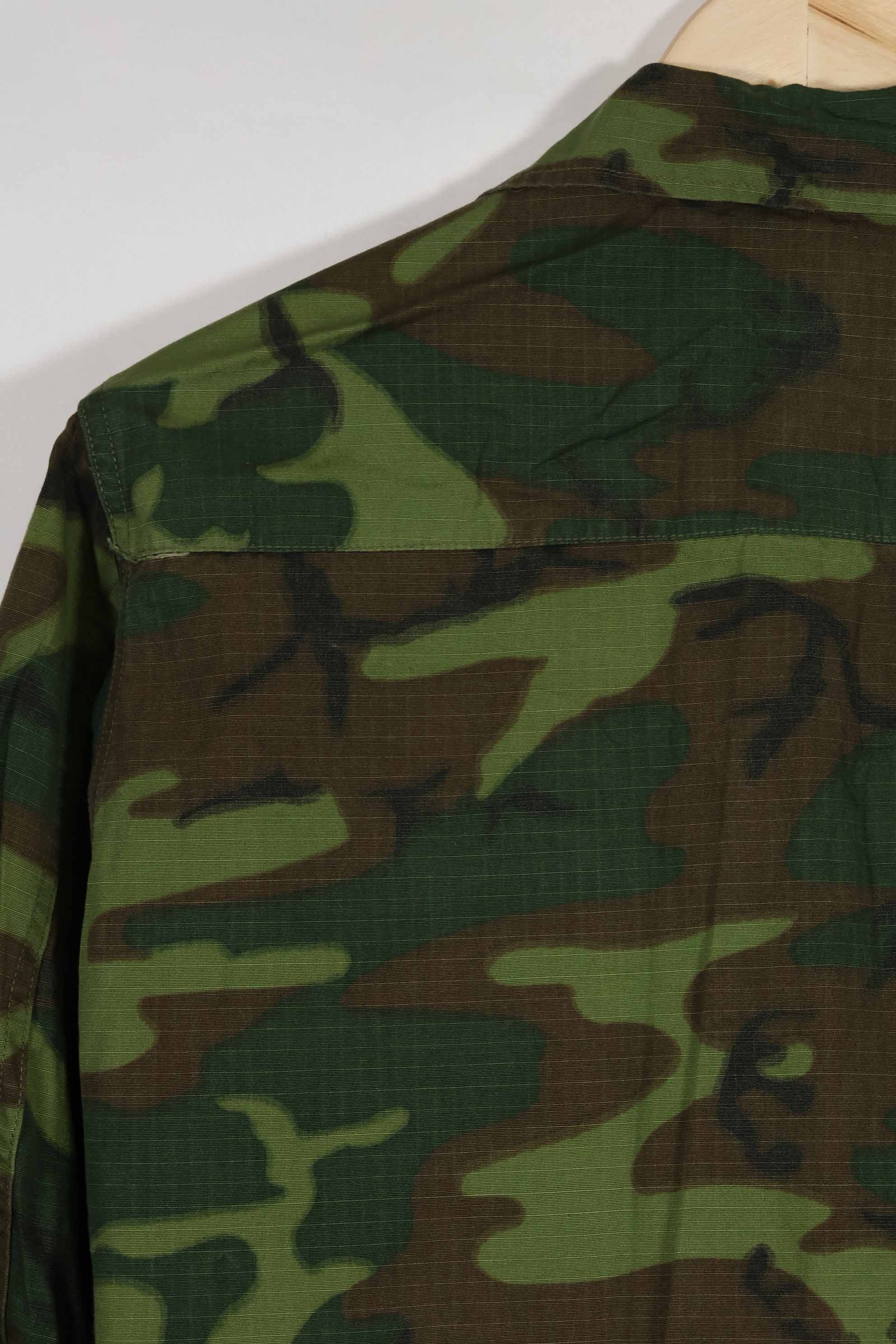 1969年製 リップストップ生地 ERDL ジャングルファティーグ ジャケット S-S ほぼ未使用
