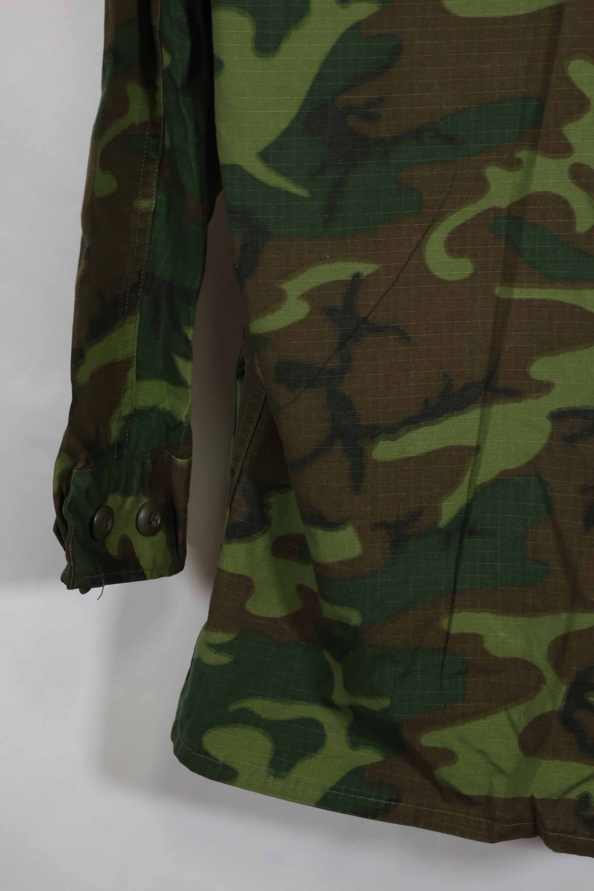 1969年製 リップストップ生地 ERDL ジャングルファティーグ ジャケット S-S ほぼ未使用