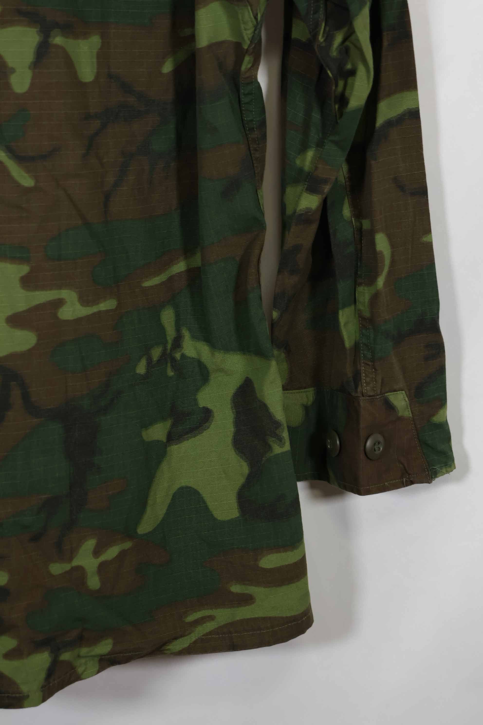 1969年製 リップストップ生地 ERDL ジャングルファティーグ ジャケット S-S ほぼ未使用
