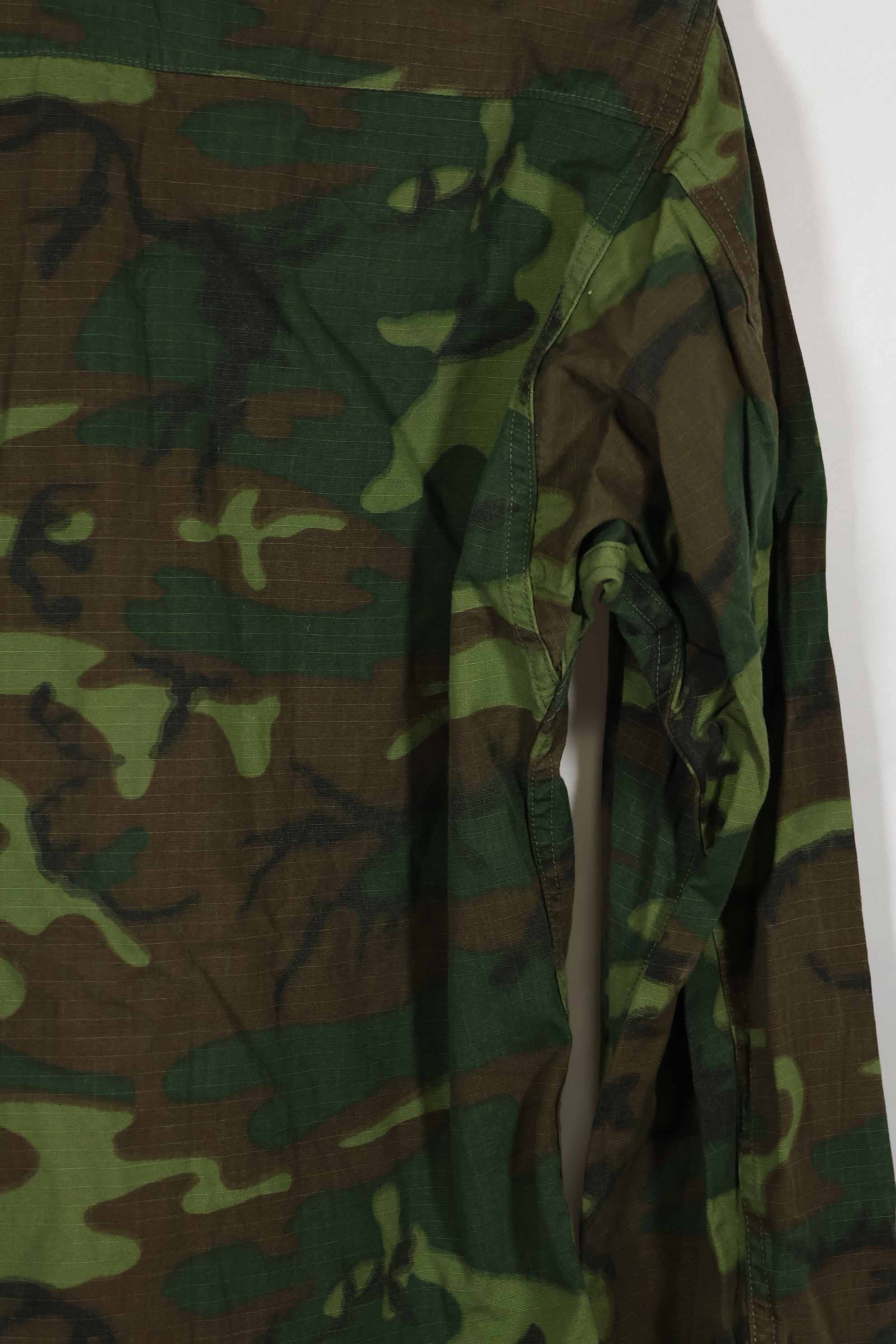 1969年製 リップストップ生地 ERDL ジャングルファティーグ ジャケット S-S ほぼ未使用