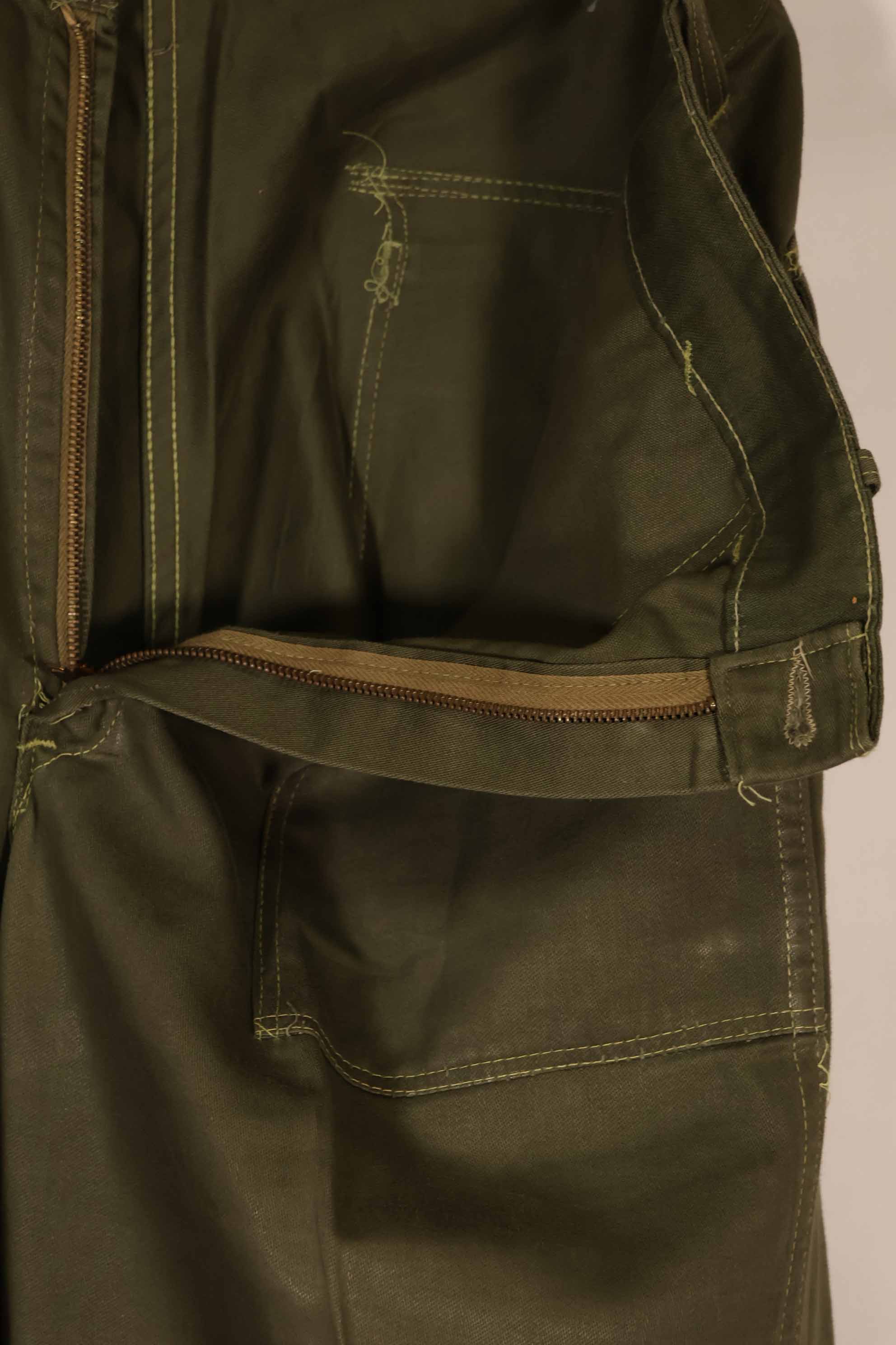 実物 1950年代 アメリカ陸軍 コットンユーティリティパンツ 中古品