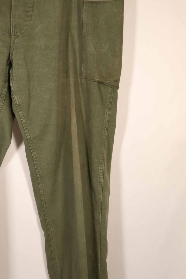 実物 1940年代〜50年代 アメリカ陸軍 M43 パンツカット コットンパンツ 中古品