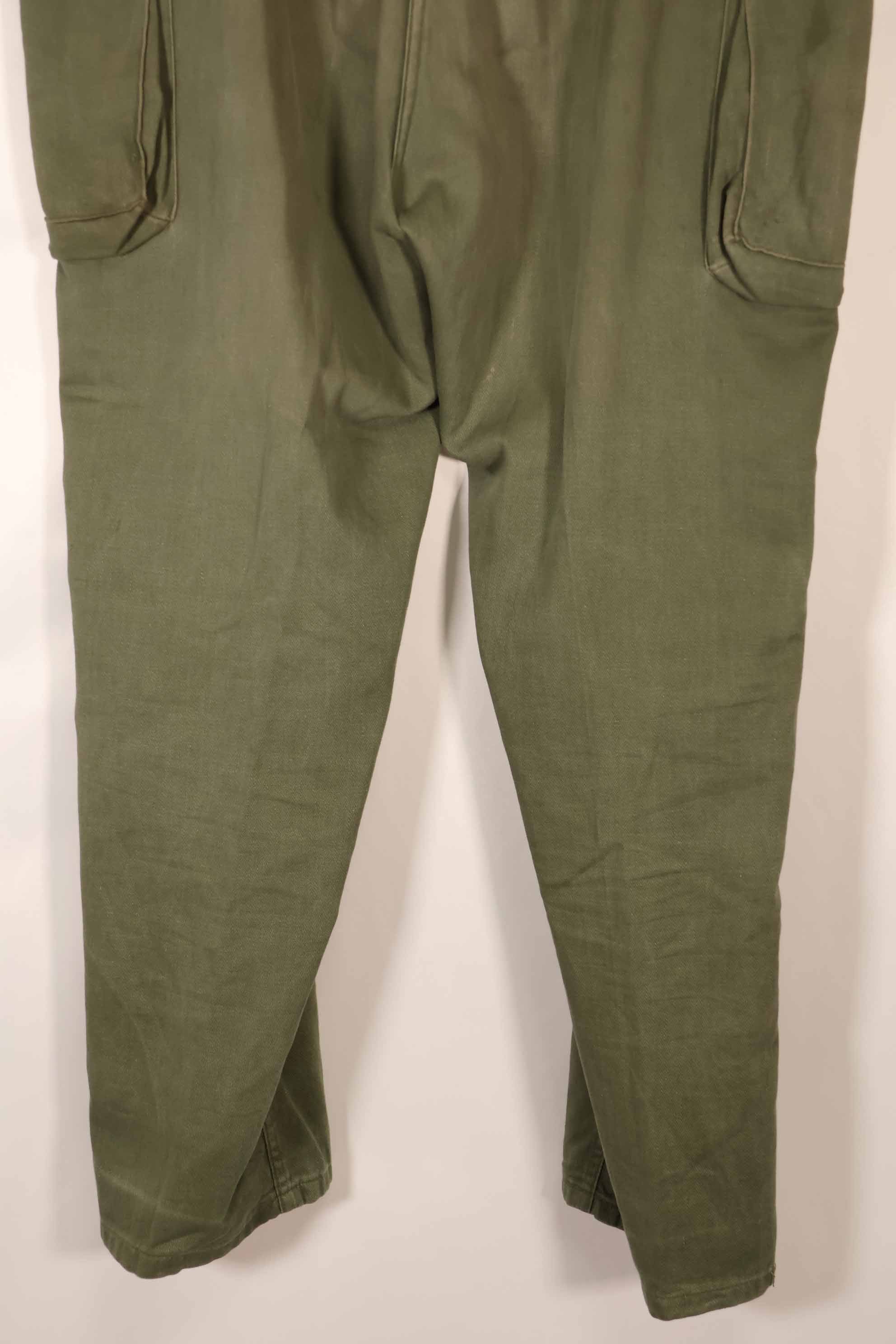 実物 1940年代〜50年代 アメリカ陸軍 M43 パンツカット コットンパンツ 中古品