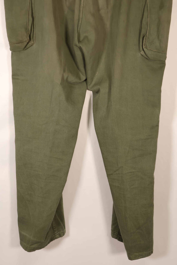 実物 1940年代〜50年代 アメリカ陸軍 M43 パンツカット コットンパンツ 中古品