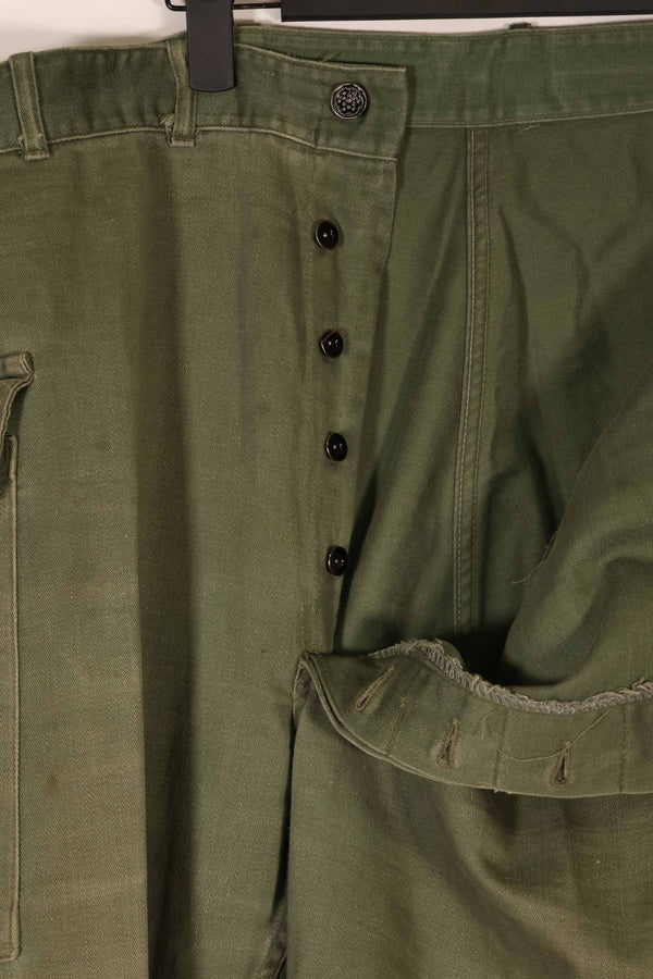 実物 1940年代〜50年代 アメリカ陸軍 M43 パンツカット コットンパンツ 中古品
