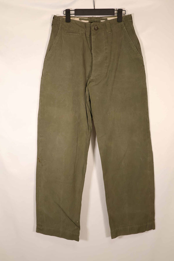 実物 1940年代 アメリカ陸軍 M45 コットンフィールドパンツ 中古品