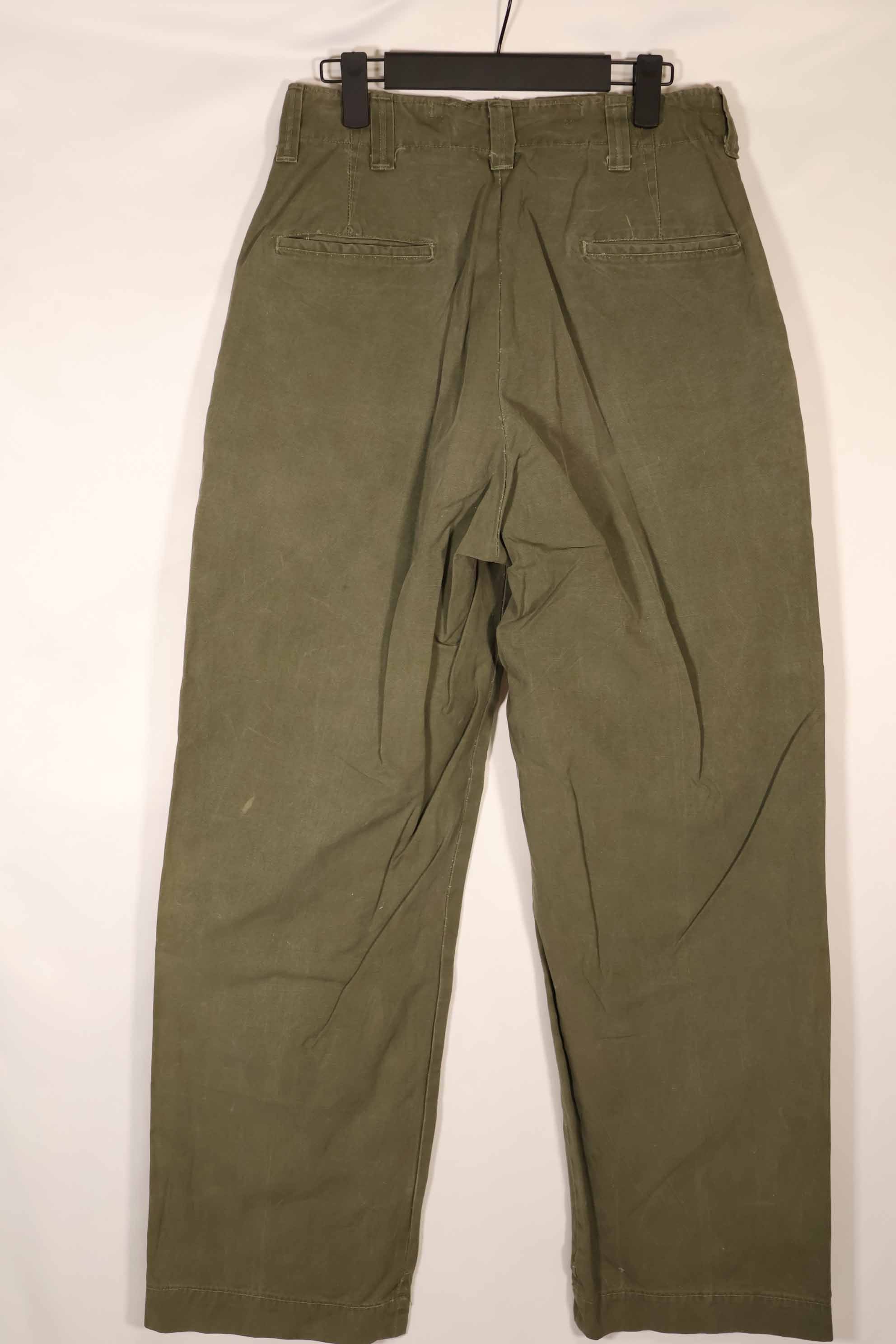 実物 1940年代 アメリカ陸軍 M45 コットンフィールドパンツ 中古品