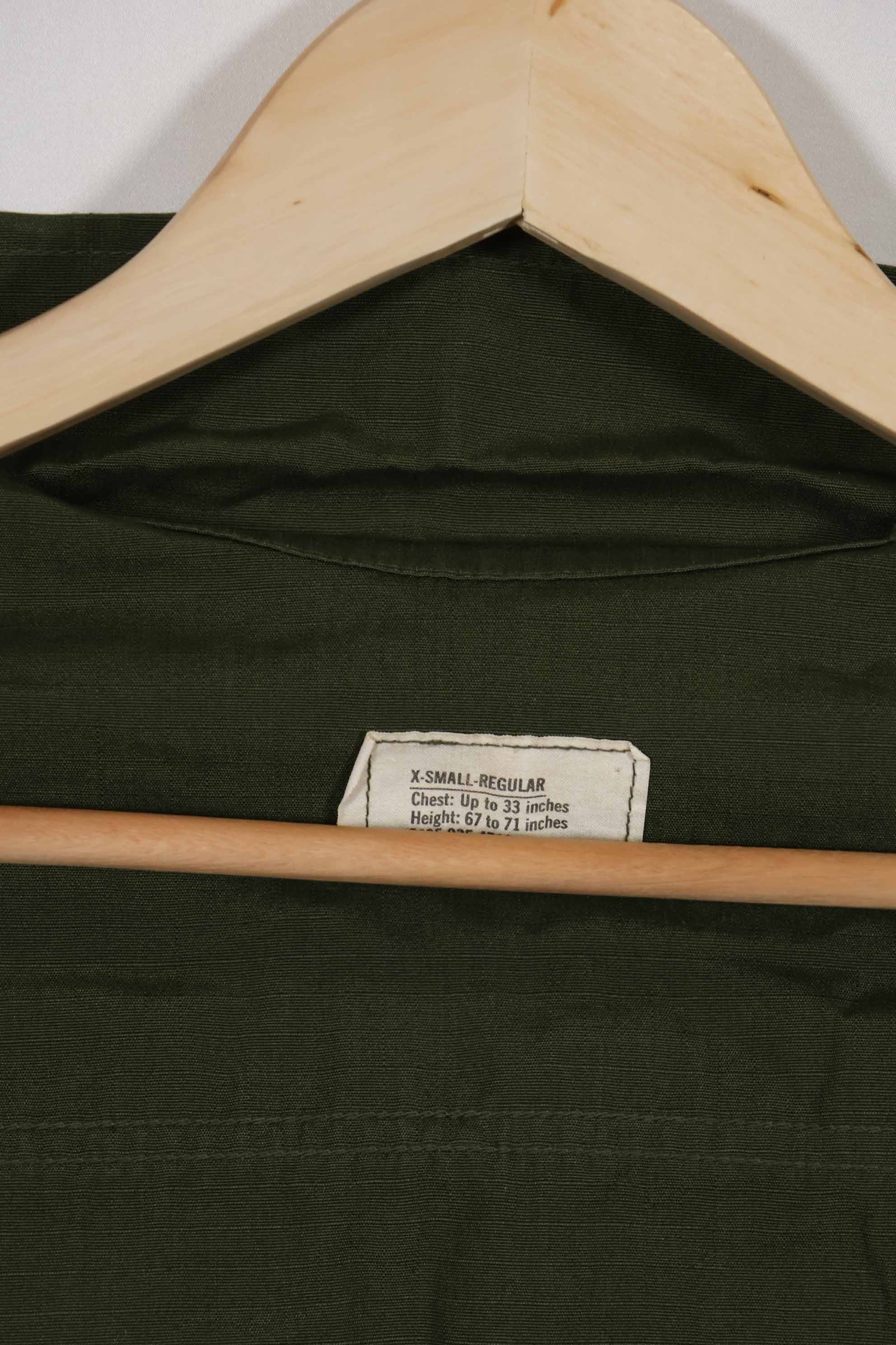 1970年製 4th Model ジャングルファティーグ ジャケット X-S-R 中古品 ほぼ未使用