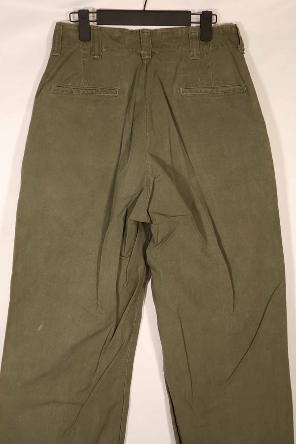実物 1940年代 アメリカ陸軍 M45 コットンフィールドパンツ 中古品