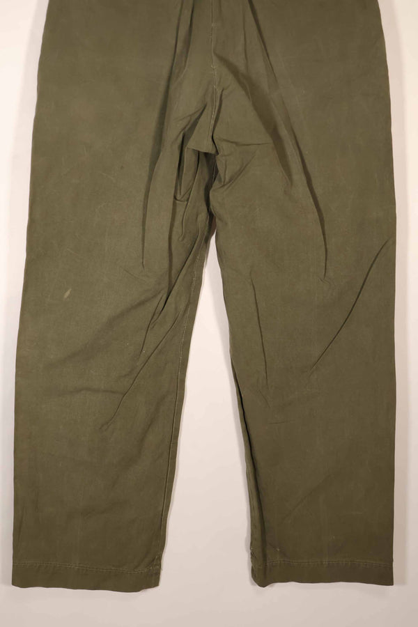 実物 1940年代 アメリカ陸軍 M45 コットンフィールドパンツ 中古品