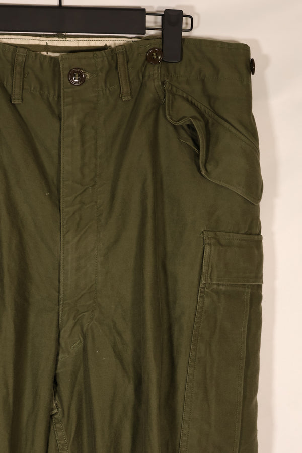実物 1953年製 M51 コットン フィールドパンツ 中古品 M-R