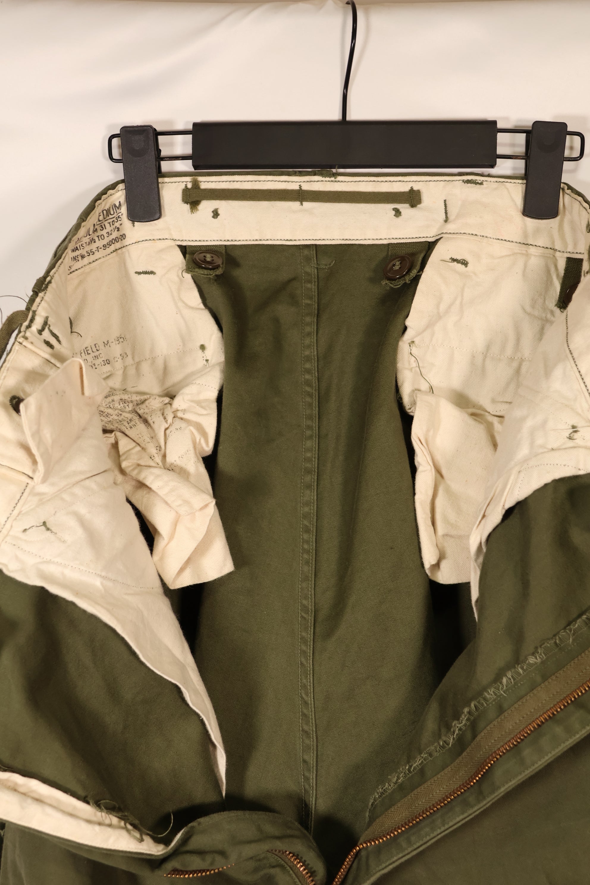 実物 1953年製 M51 コットン フィールドパンツ 中古品 M-R