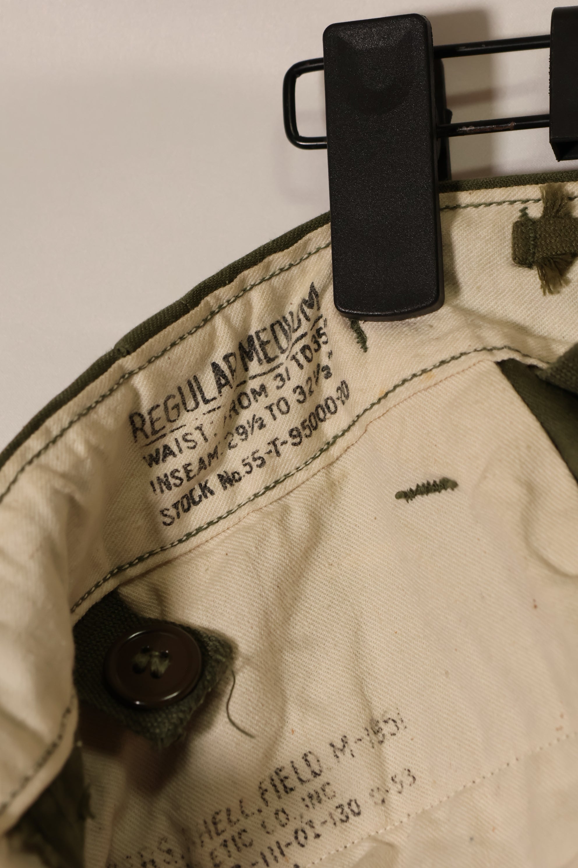 実物 1953年製 M51 コットン フィールドパンツ 中古品 M-R