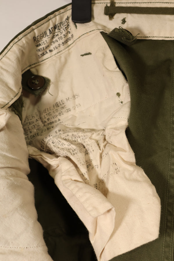 実物 1953年製 M51 コットン フィールドパンツ 中古品 M-R