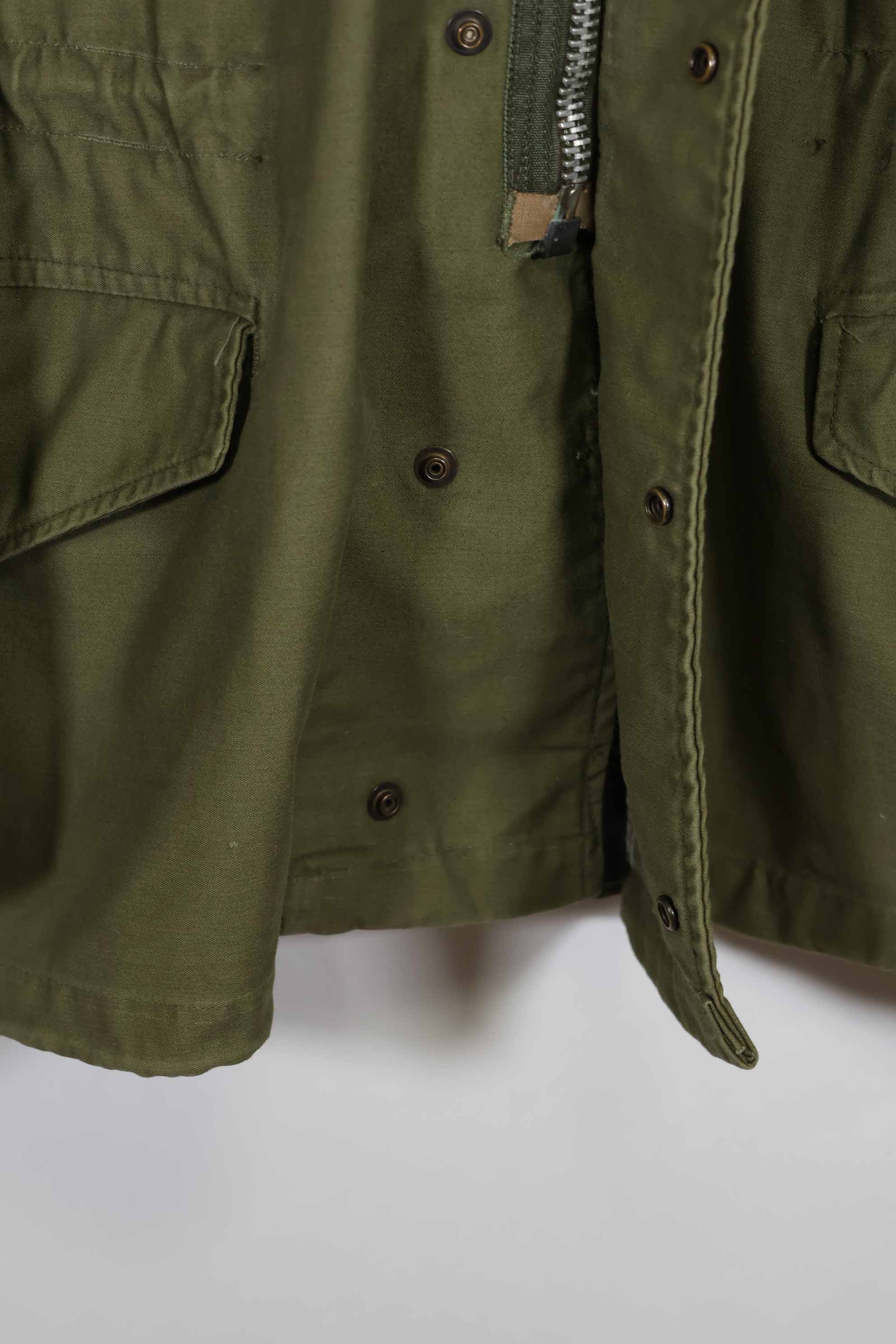 実物 1968年製 2nd Model M65 フィールドジャケット グレーライナー M-R 中古品