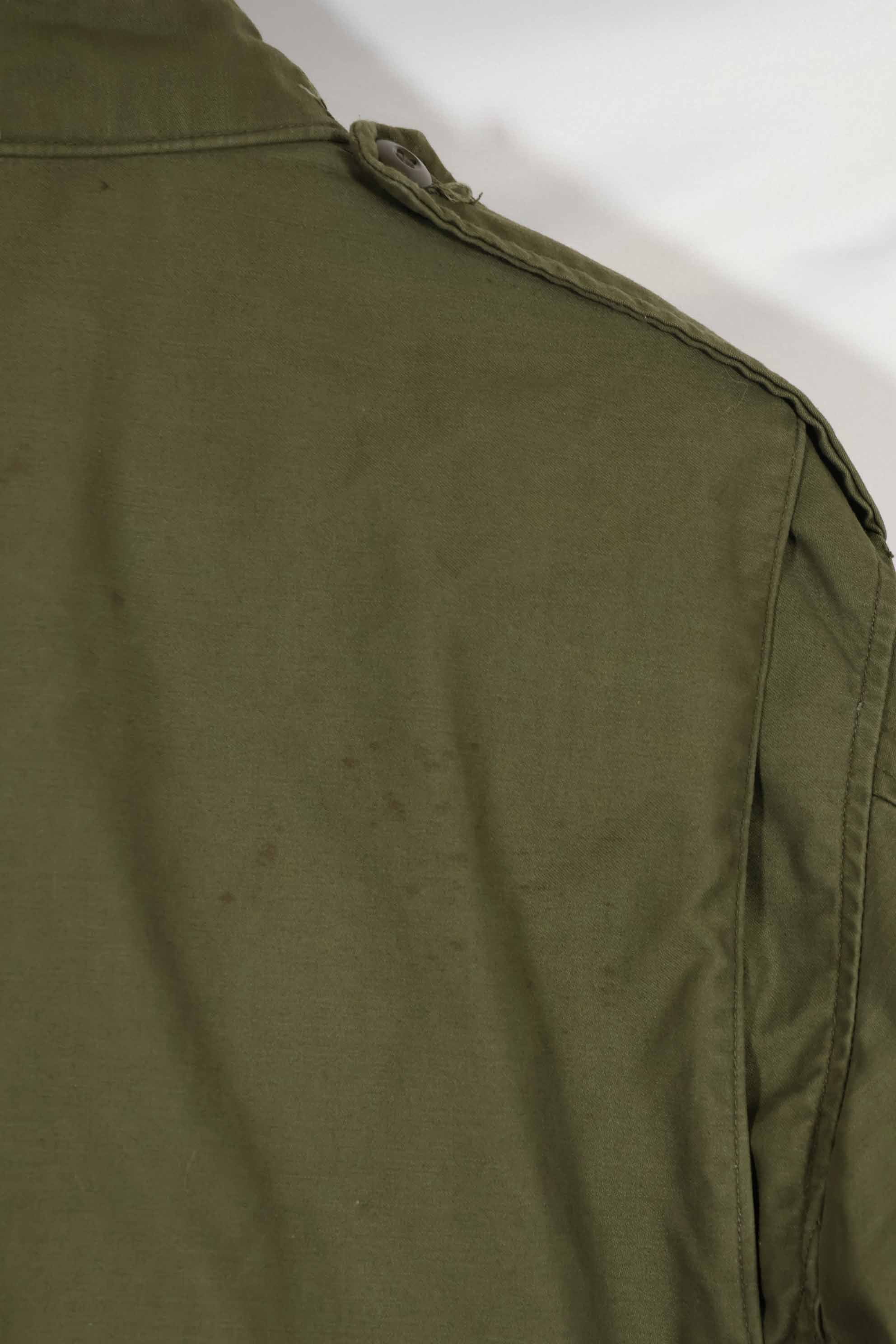 実物 1968年製 2nd Model M65 フィールドジャケット グレーライナー M-R 中古品