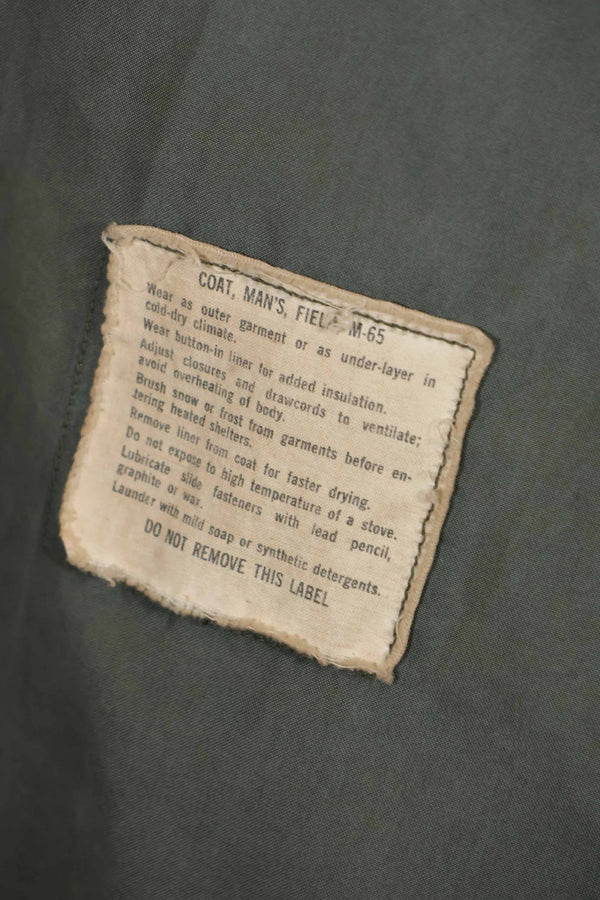 実物 1968年製 2nd Model M65 フィールドジャケット グレーライナー M-R 中古品