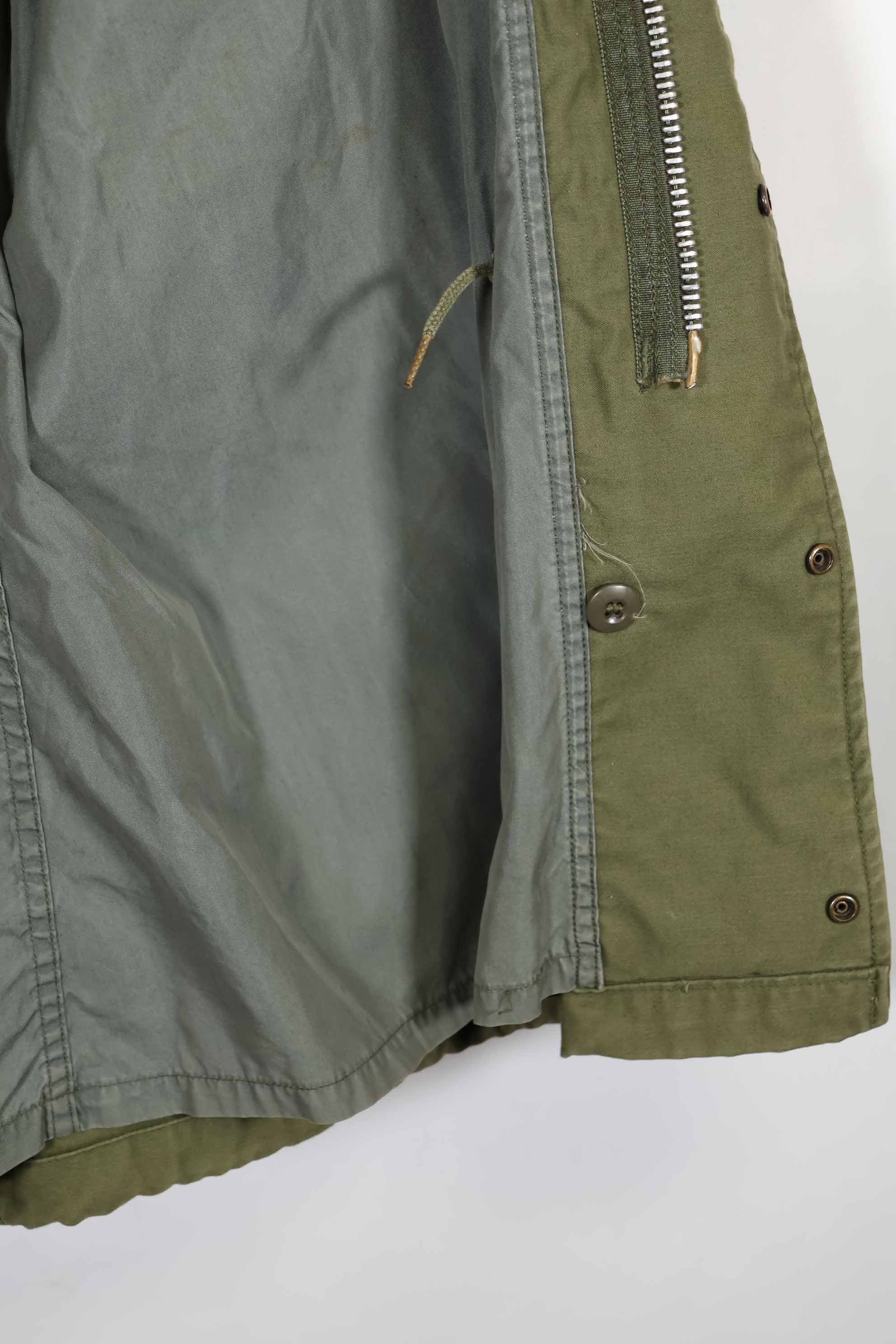 実物 1968年製 2nd Model M65 フィールドジャケット グレーライナー M-R 中古品