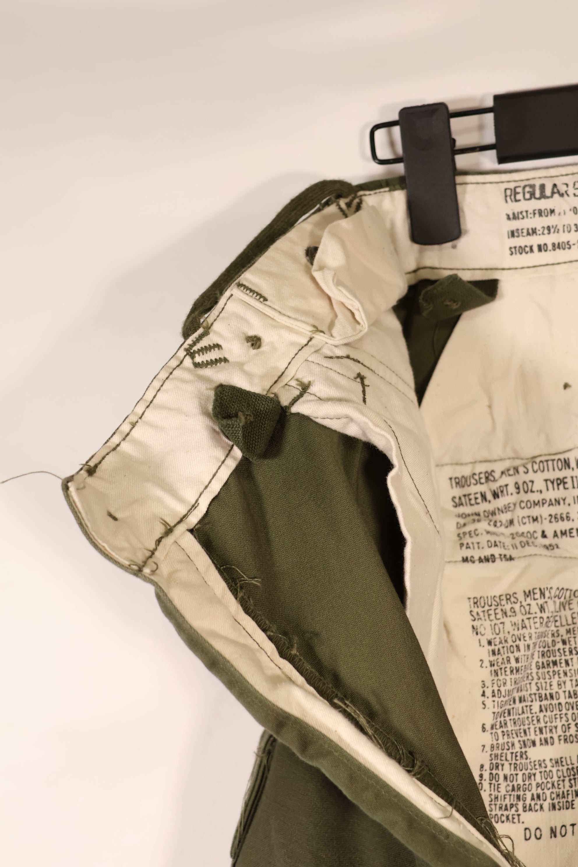 実物 1958年製 M51 コットン フィールドパンツ 中古品 S-R