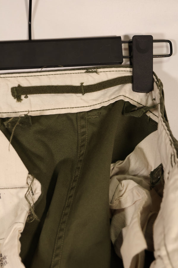 実物 1958年製 M51 コットン フィールドパンツ 中古品 S-R