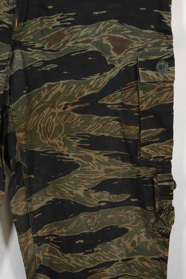 1965年頃 シルバータイガーストライプ タイガーストライプ パンツ US-S 中古品