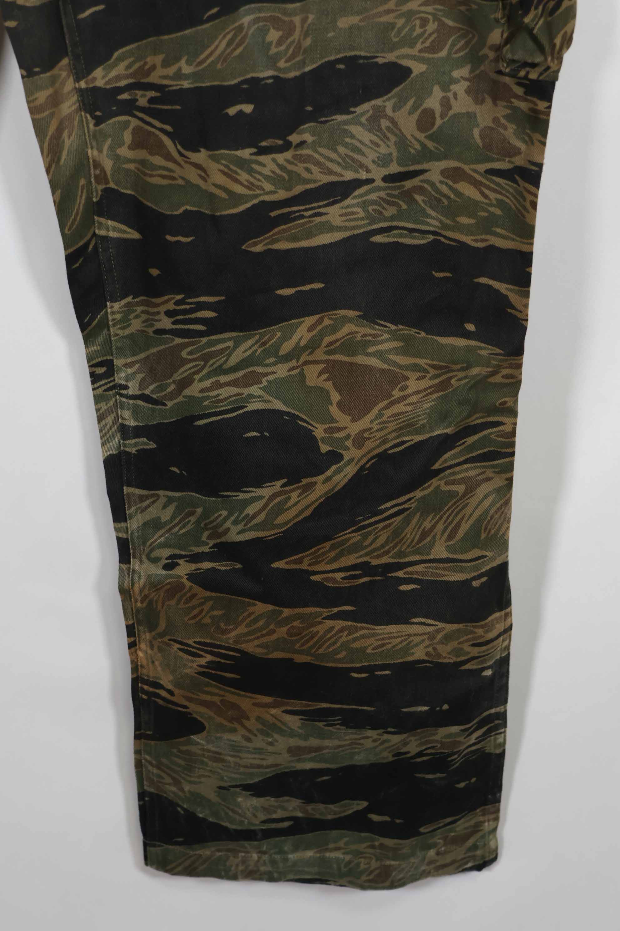 1965年頃 シルバータイガーストライプ タイガーストライプ パンツ US-S 中古品